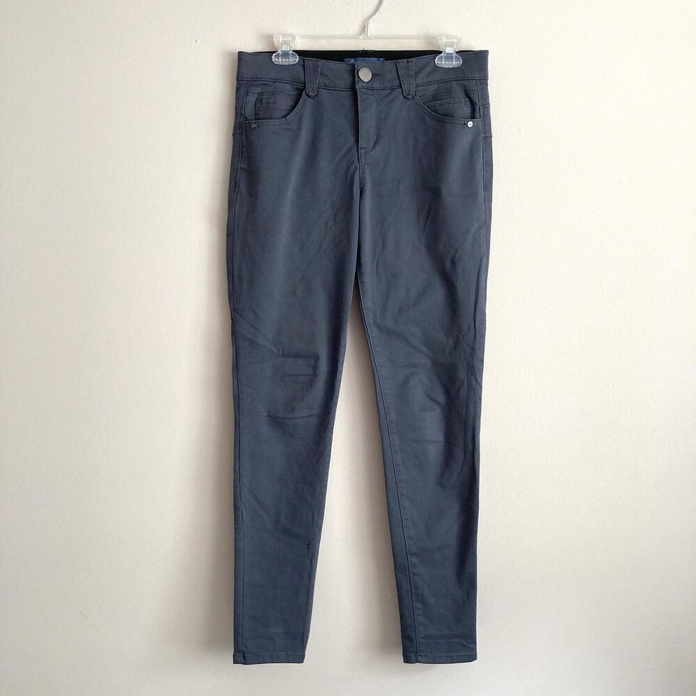 Democracy Ab Solution Skinny Jeans Womens Size 6 Gray High Rise Pants Slimming